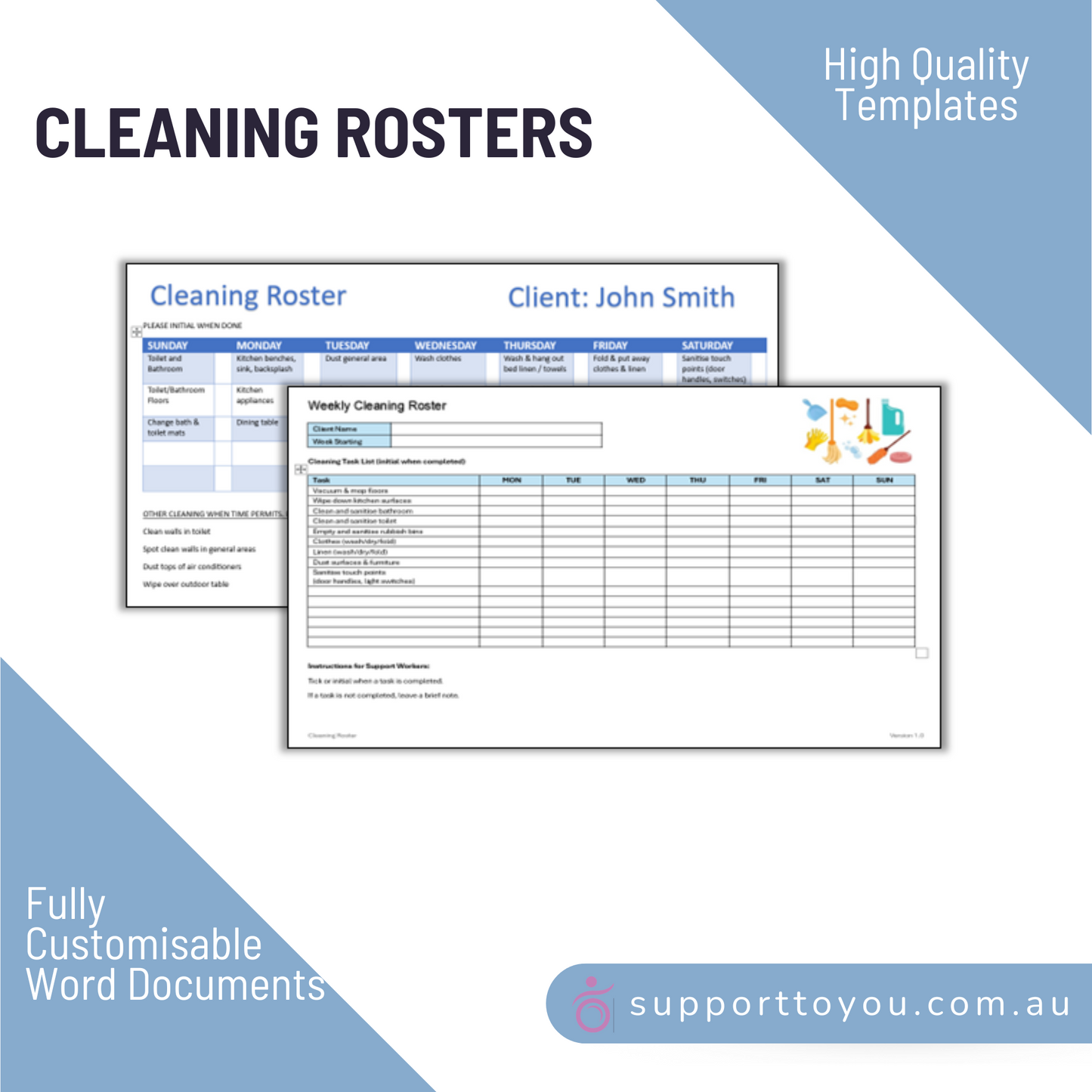 Cleaning Rosters