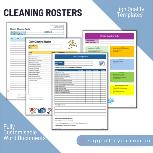 Cleaning Rosters