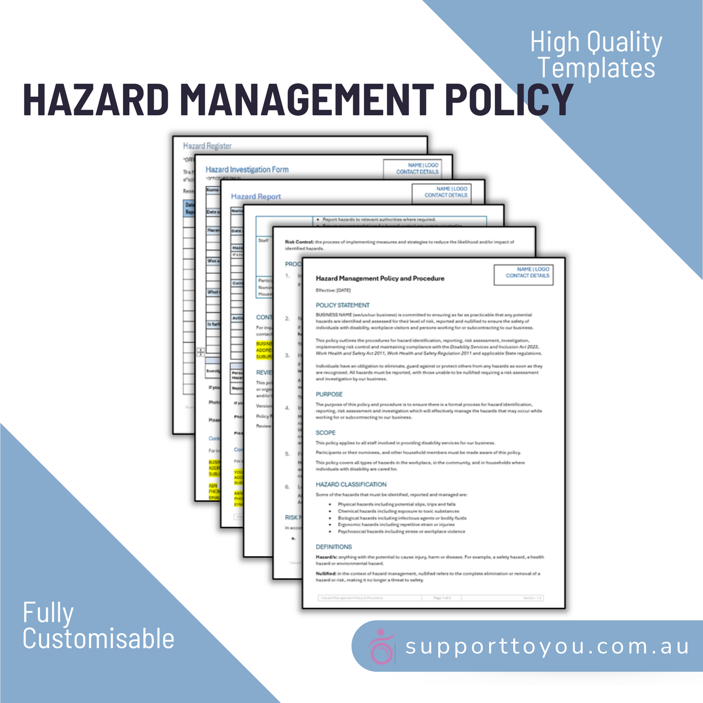 Policies & Procedures Bundle - Providers and Sole Traders