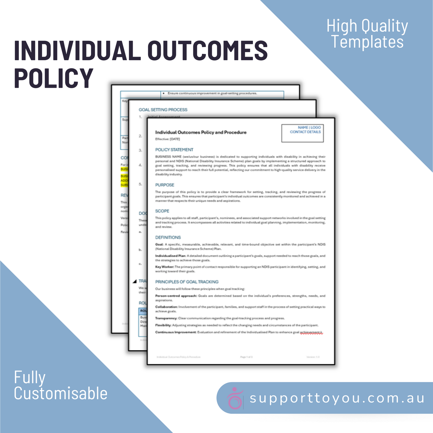 Policies & Procedures Bundle - Providers and Sole Traders