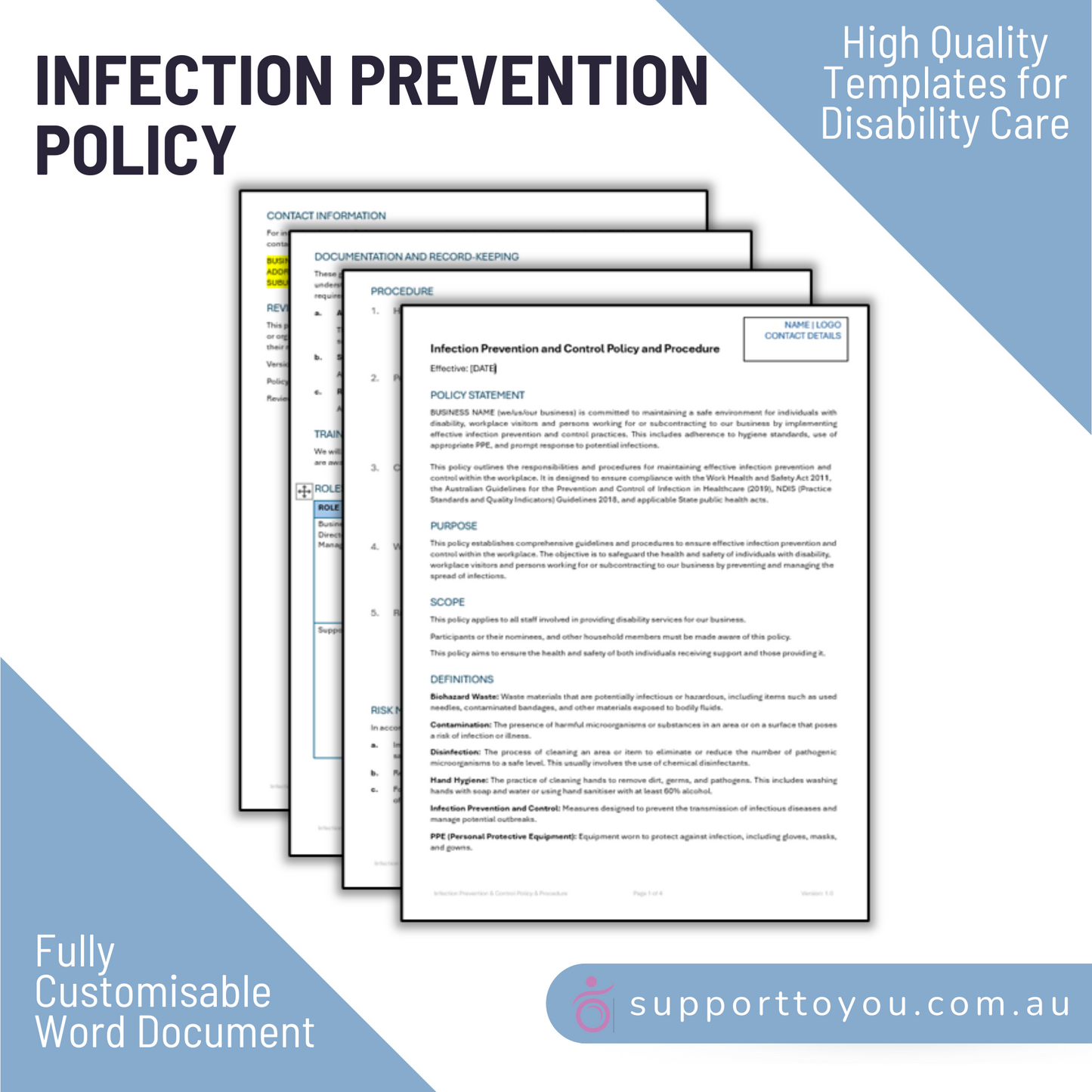 Infection Prevention Policy & Procedure