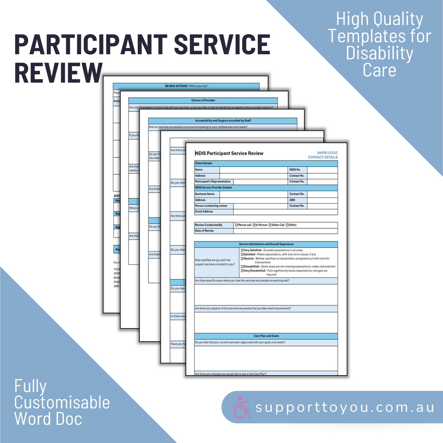 Participant Service Review Form