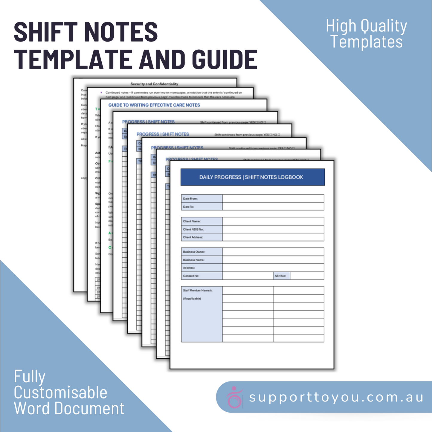 Shift Notes Logbook