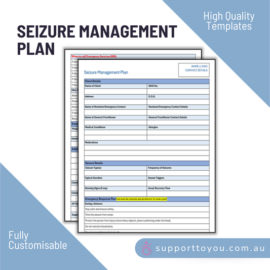 Seizure Management Plan