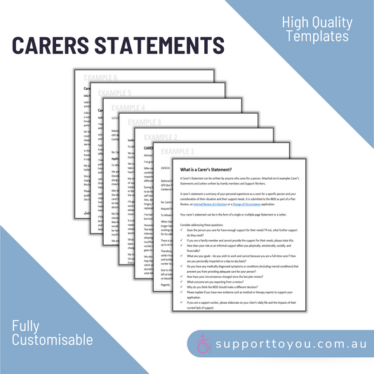 Carers Statements