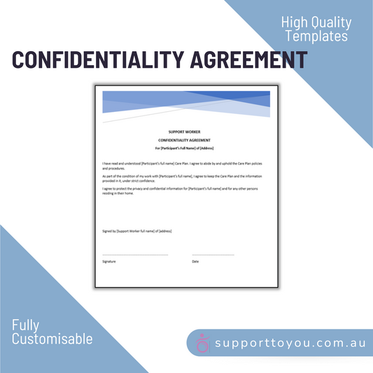 Confidentiality Agreement - Participant