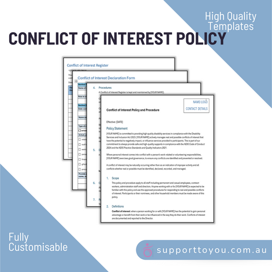 Conflict of Interest Policy & Procedure