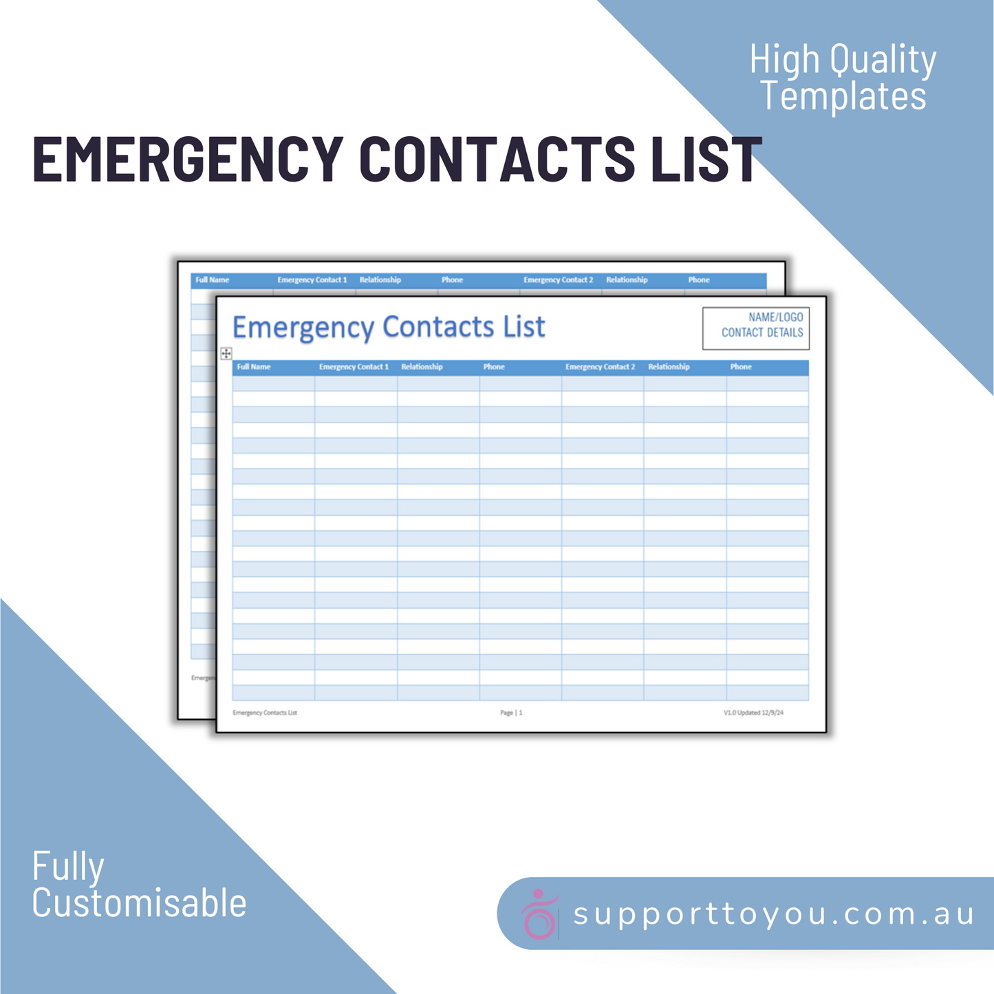 Emergency Contacts List