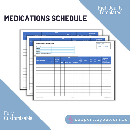 Medications Schedule