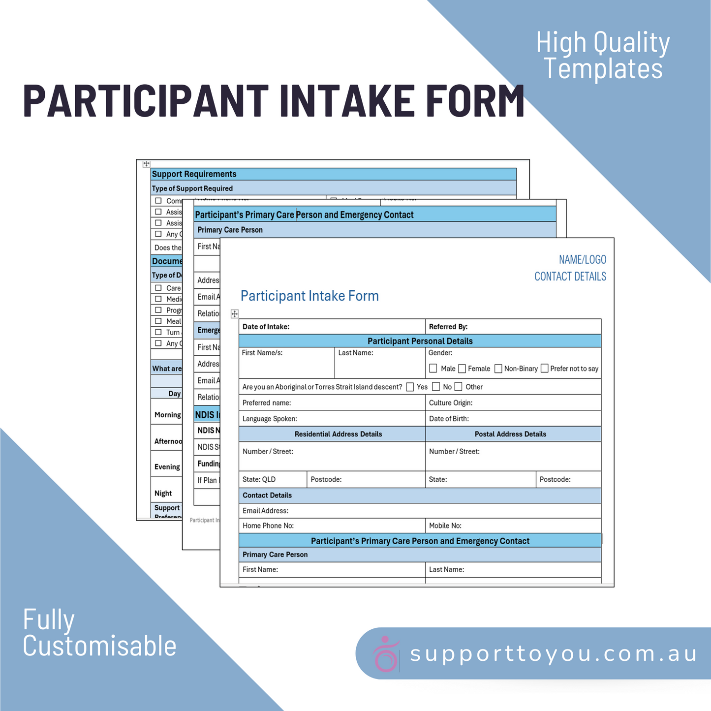 Participant Intake Form