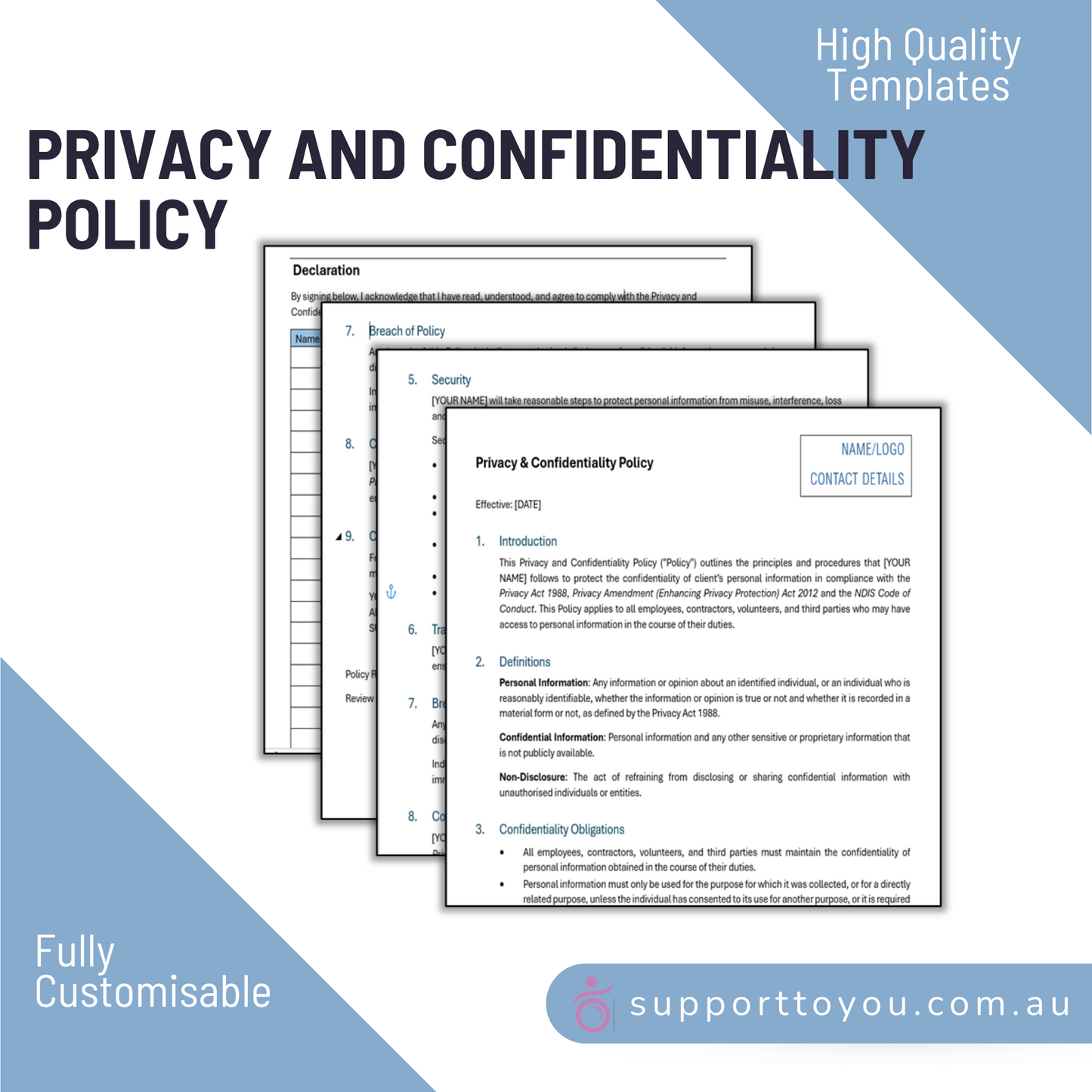 Privacy & Confidentiality Policy