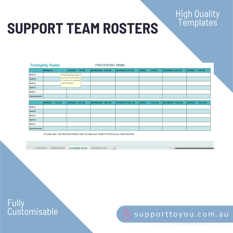 Timesheets Rosters Invoicing | Disability Care | supporttoyou