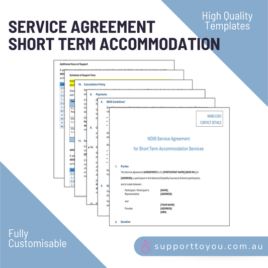 Service Agreement - Short Term Accommodation