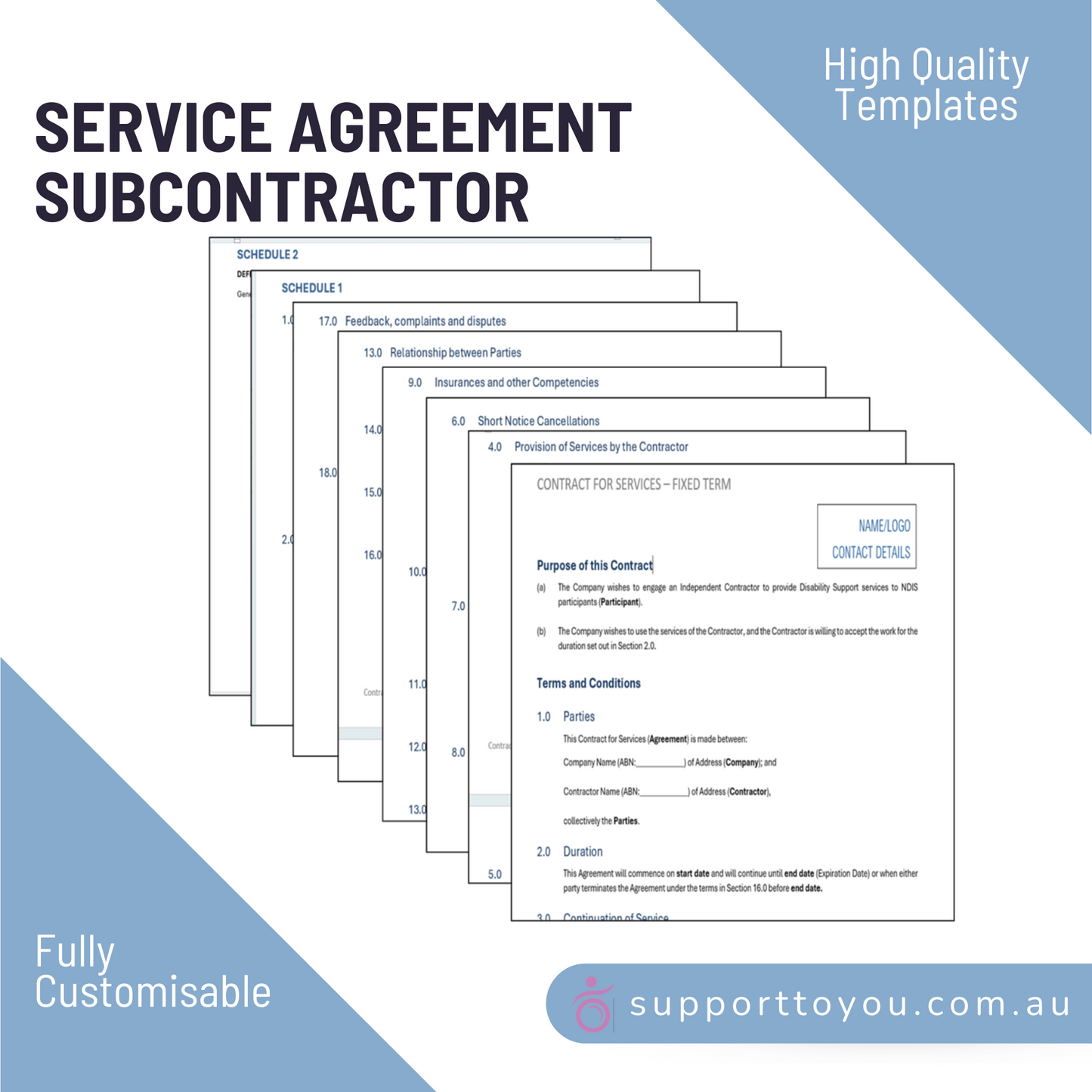 Service Agreement - Subcontractor