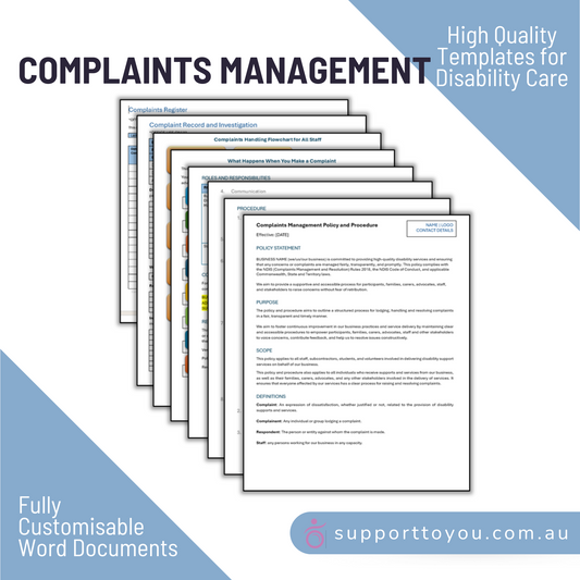 Complaints Management Policy & Procedure