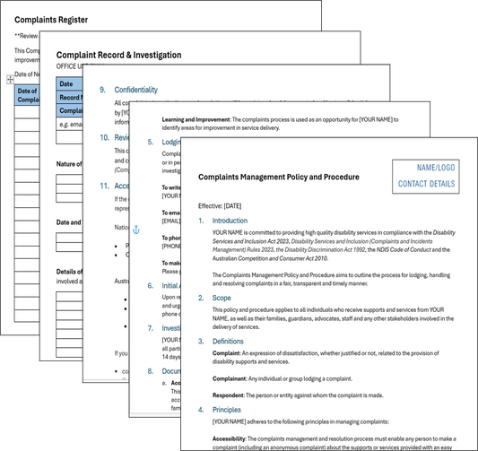 Complaints Policy & Procedure